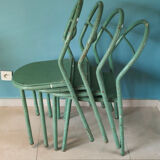 Mobilor chairs in green tube