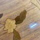Side table marquetry in rosewood