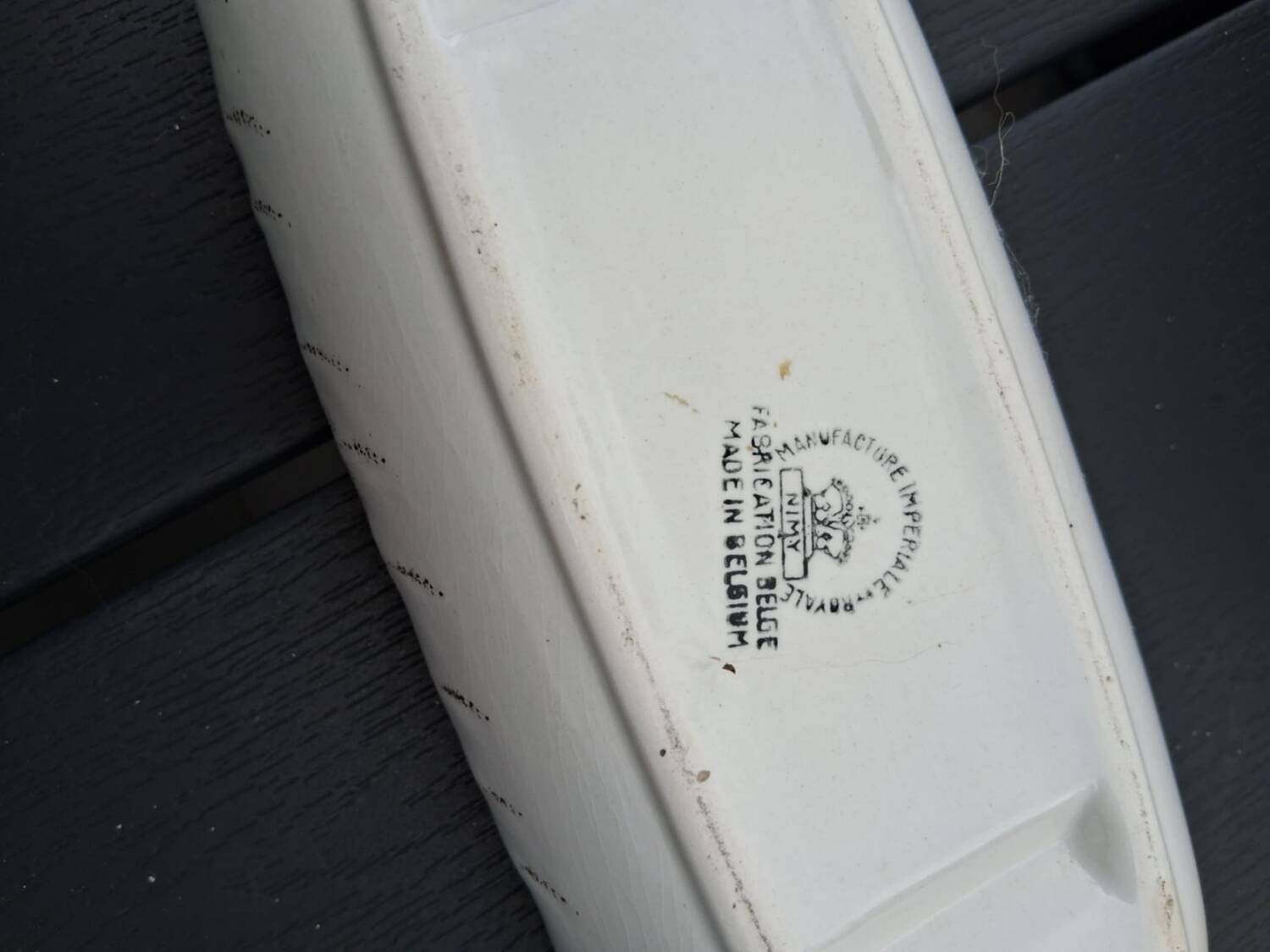 Antique toilet set signed Nimy, Belgian Imperial Manufacture