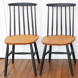 2 chaises vintage - Entièrement restaurées