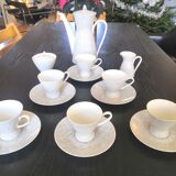 Rosenthal coffee set 2000, silk décor by Raymond Loewy and Latham design 50s