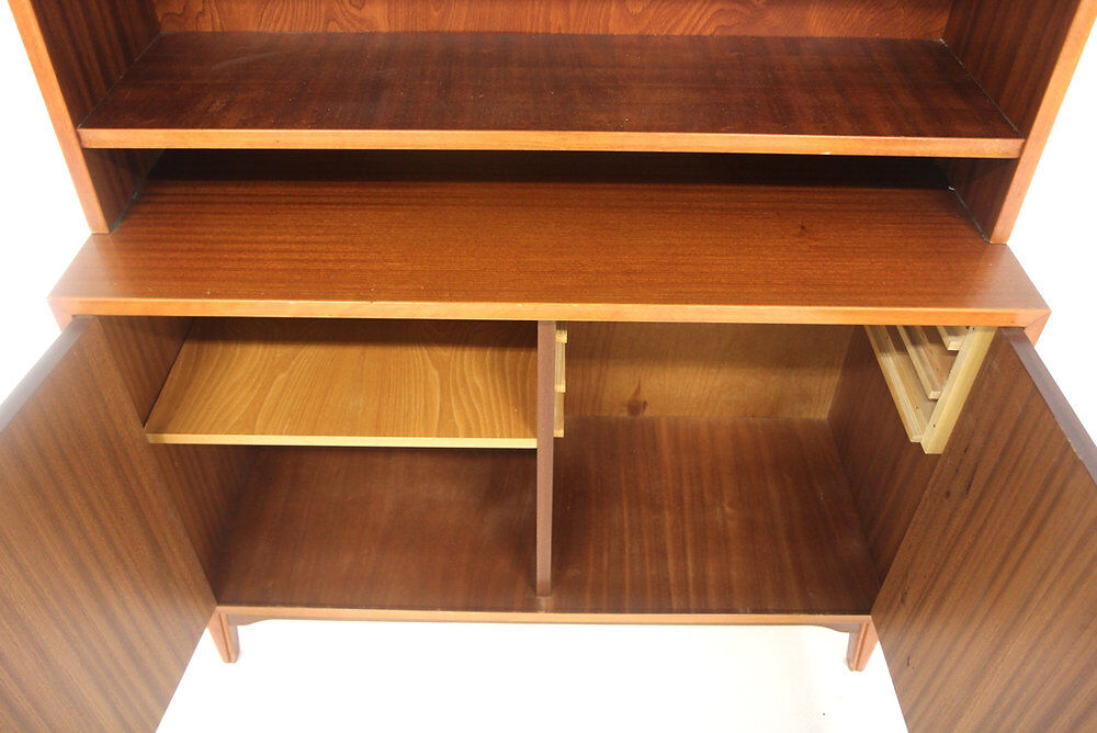 Scandinavian mahogany library, Sweden, 1950