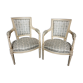 Pair of Louis XVI armchairs
