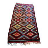 Tapis kilim vintage, 246x130 cm