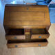 Secretary with drop-leaf in Louis XVI style – patinated wood and interior co