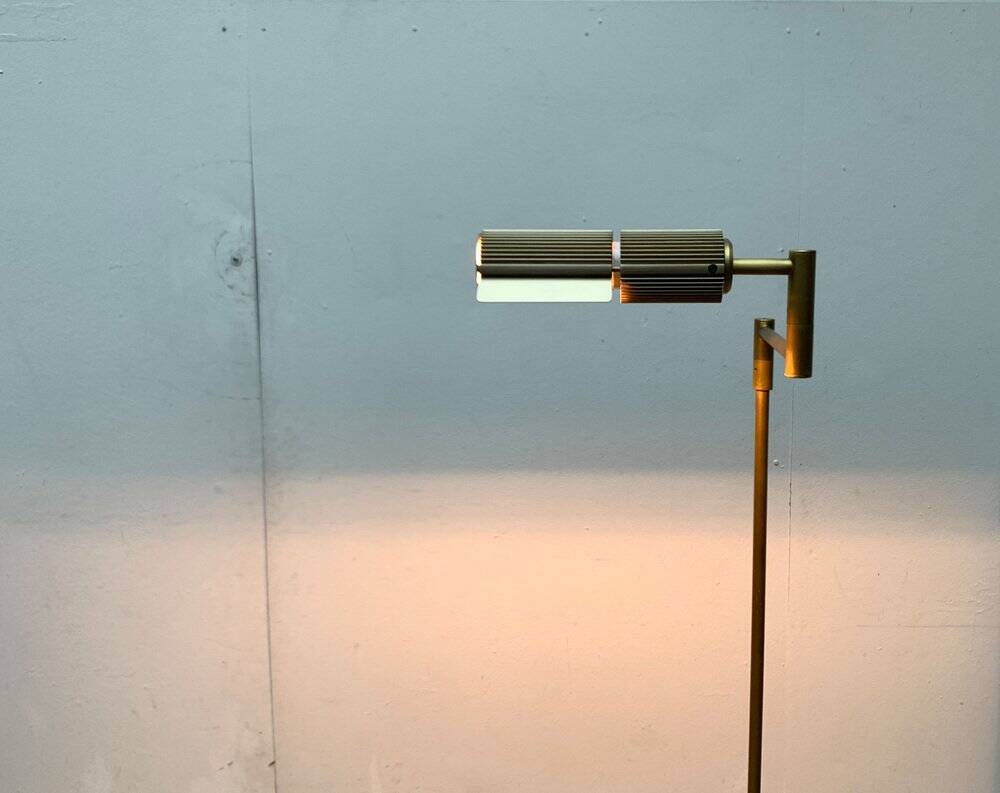 Lampe sur pied Vintage Space Age Haloprofil par V. Frauenknecht pour Swisslamps International, années 1970