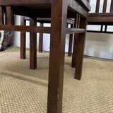 Série de 6 chaises en bois