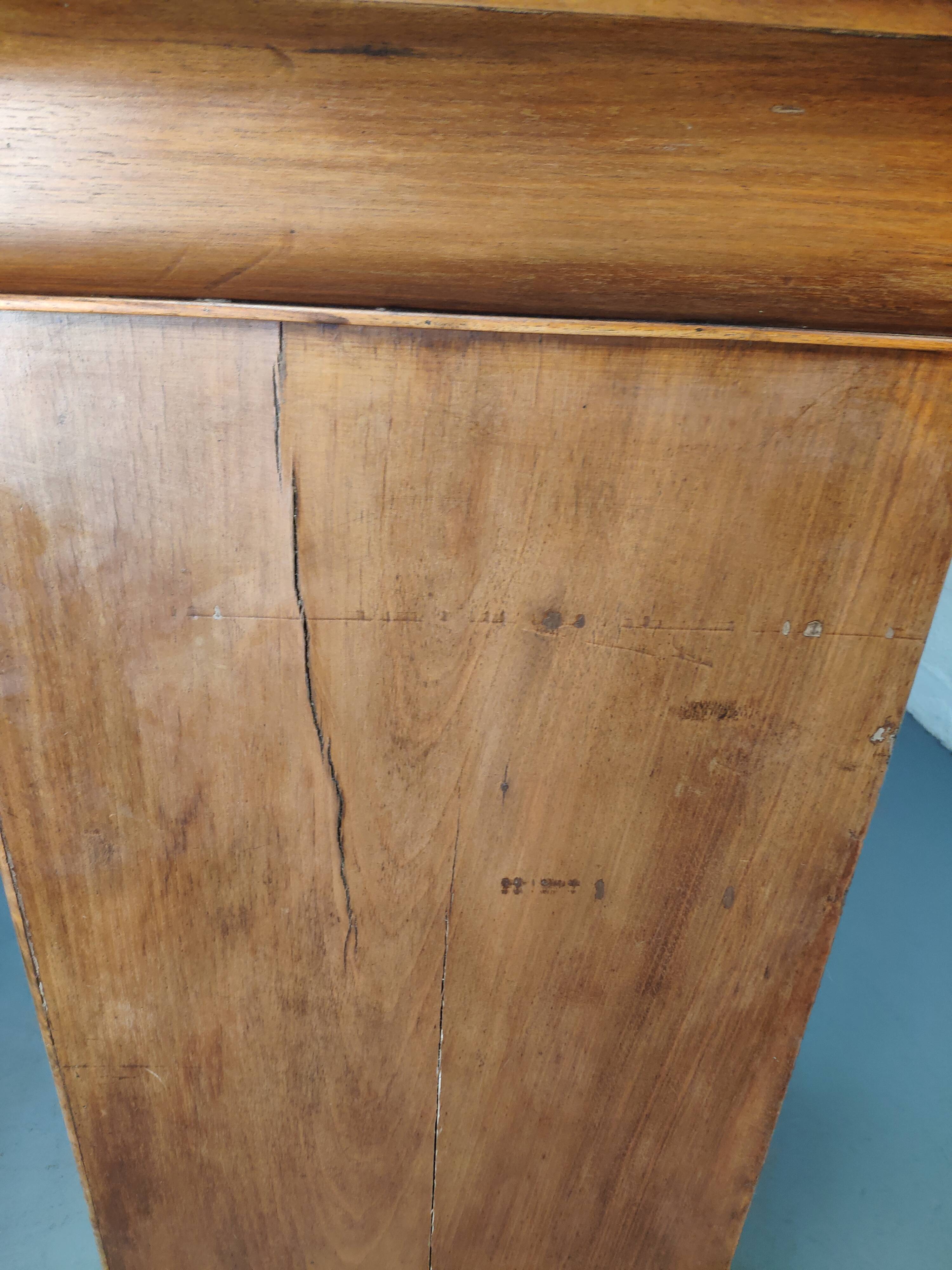 Secretary style Louis Philippe in walnut bramble