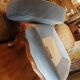 Foot rest stool Louis XV velvet