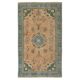 Traditional Hand-Knotted Vintage Turkish Red Area Rug. Handmade in Turkey