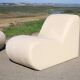 Pair of vintage armchairs, 1970s, faux leather