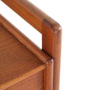 Chariot danois avec deux tiroirs - 'Favrholt' - design danois en teck