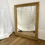 set of 4 mirrors in wood and gilded stucco early 20th century