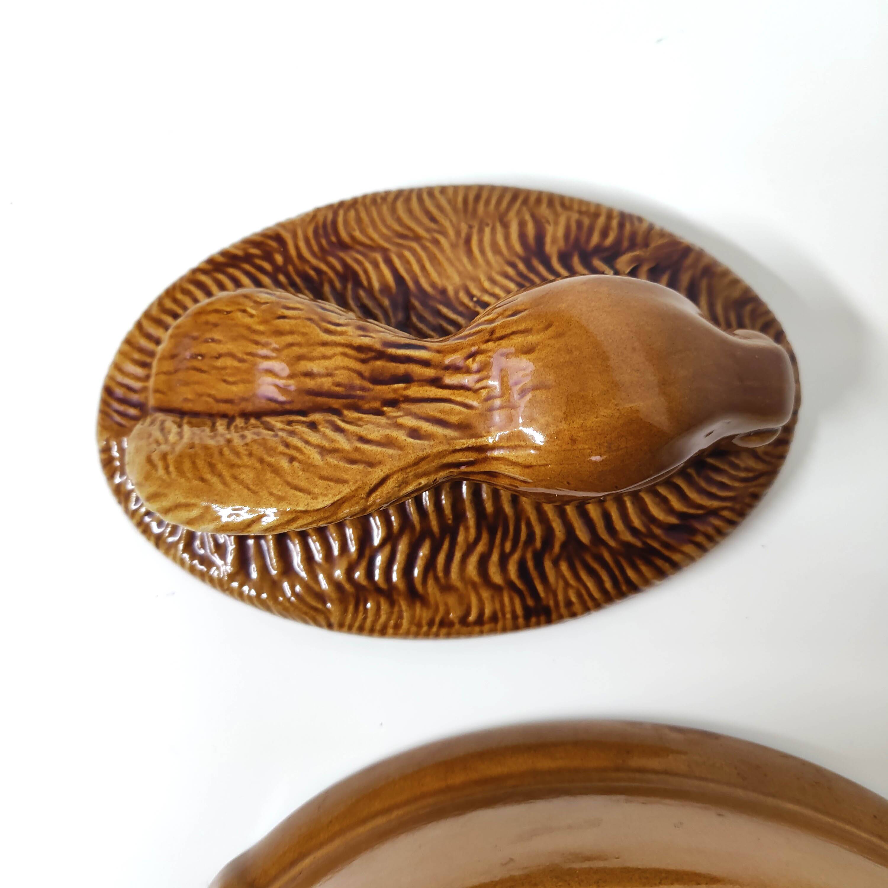 Rabbit ceramic terrine