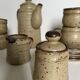Pyrite rock stoneware coffee service