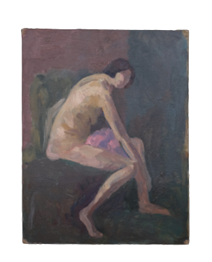 Double-sided female nude painting N°2