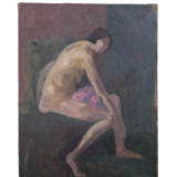 Double-sided female nude painting N°2