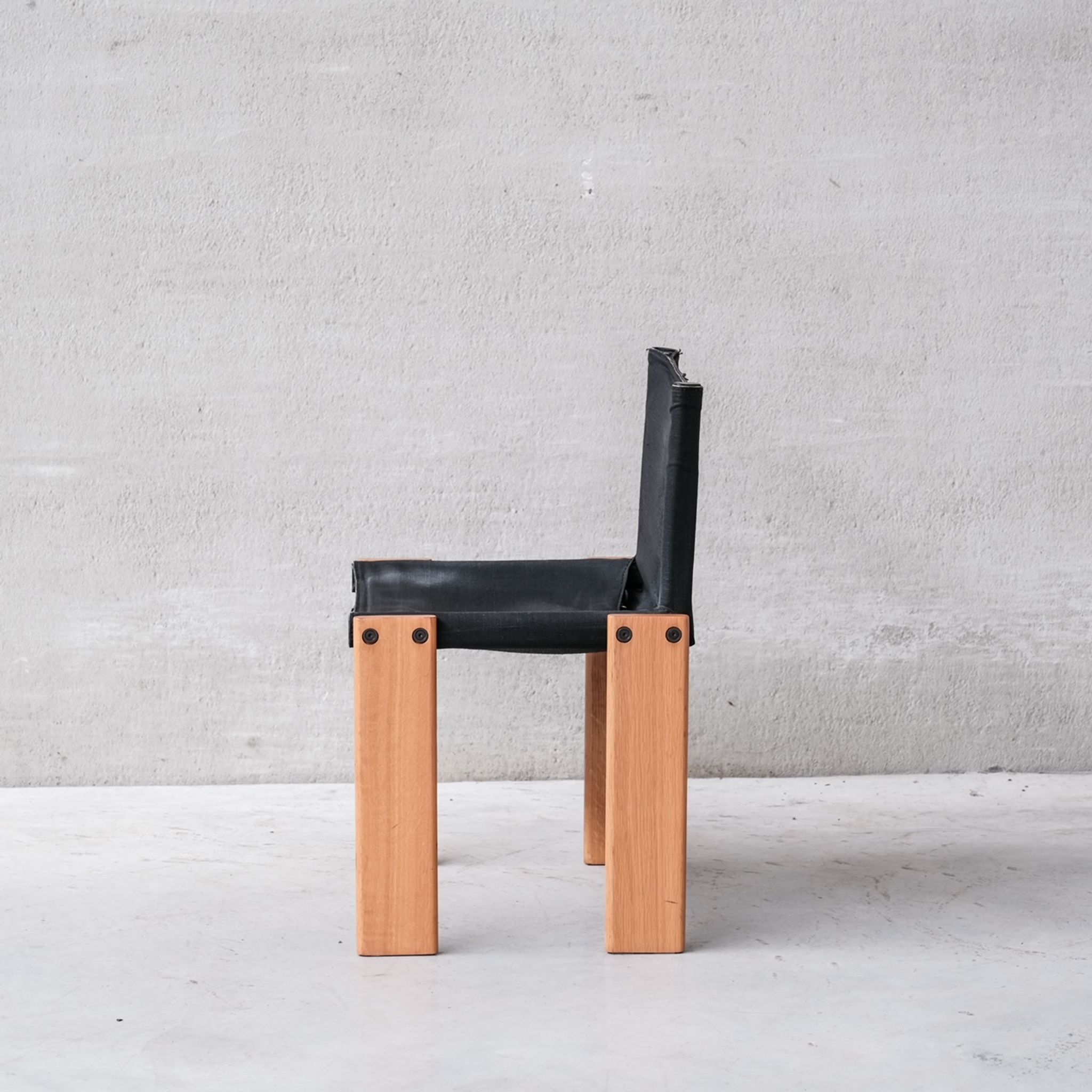 4 chaises 'monk' par afra et tobia scarpa pour molenti