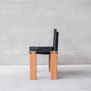 4 chaises 'monk' par afra et tobia scarpa pour molenti