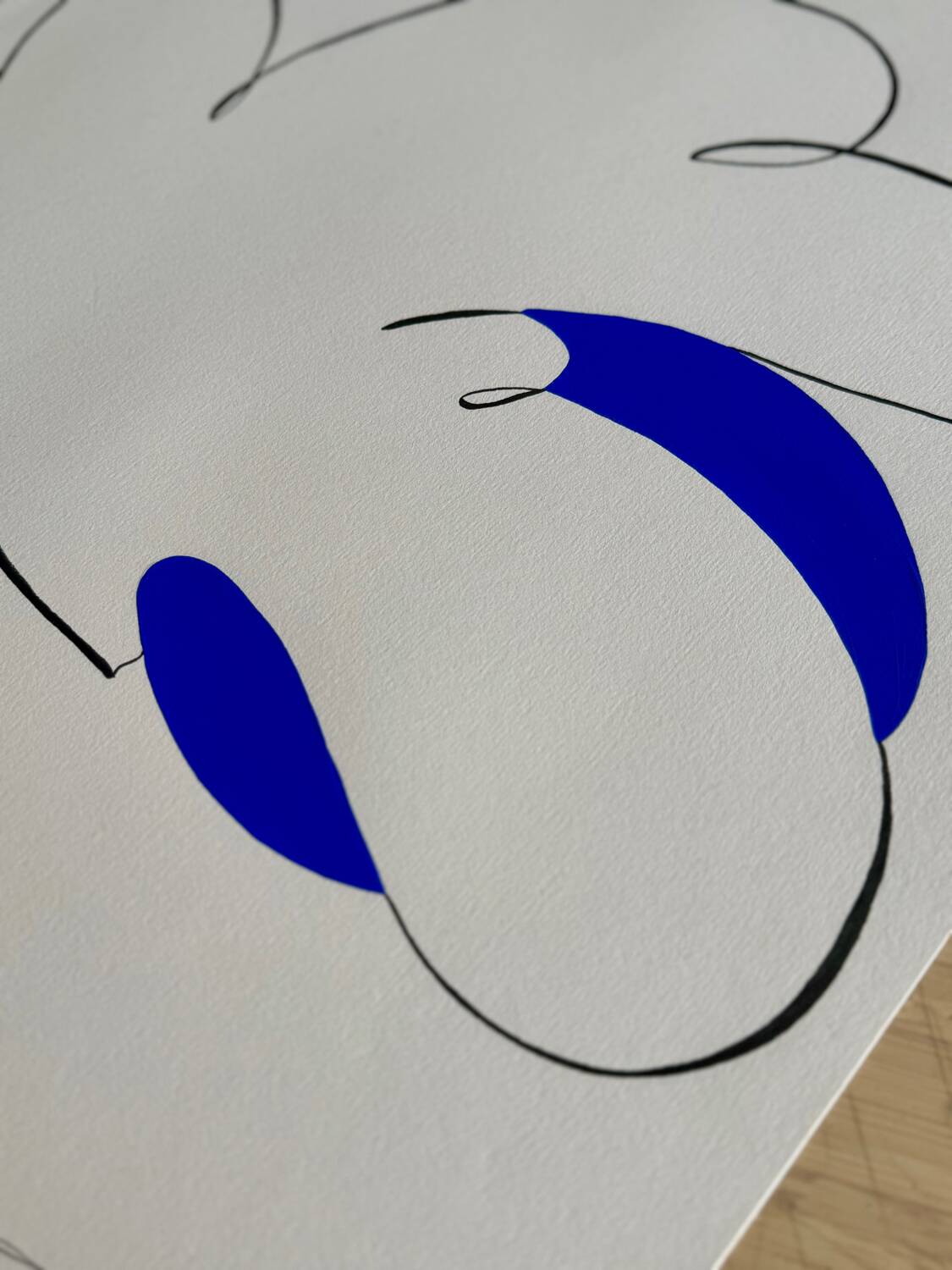 Blue Sun 03 - 40 x 50 cm - Atelier Agapé