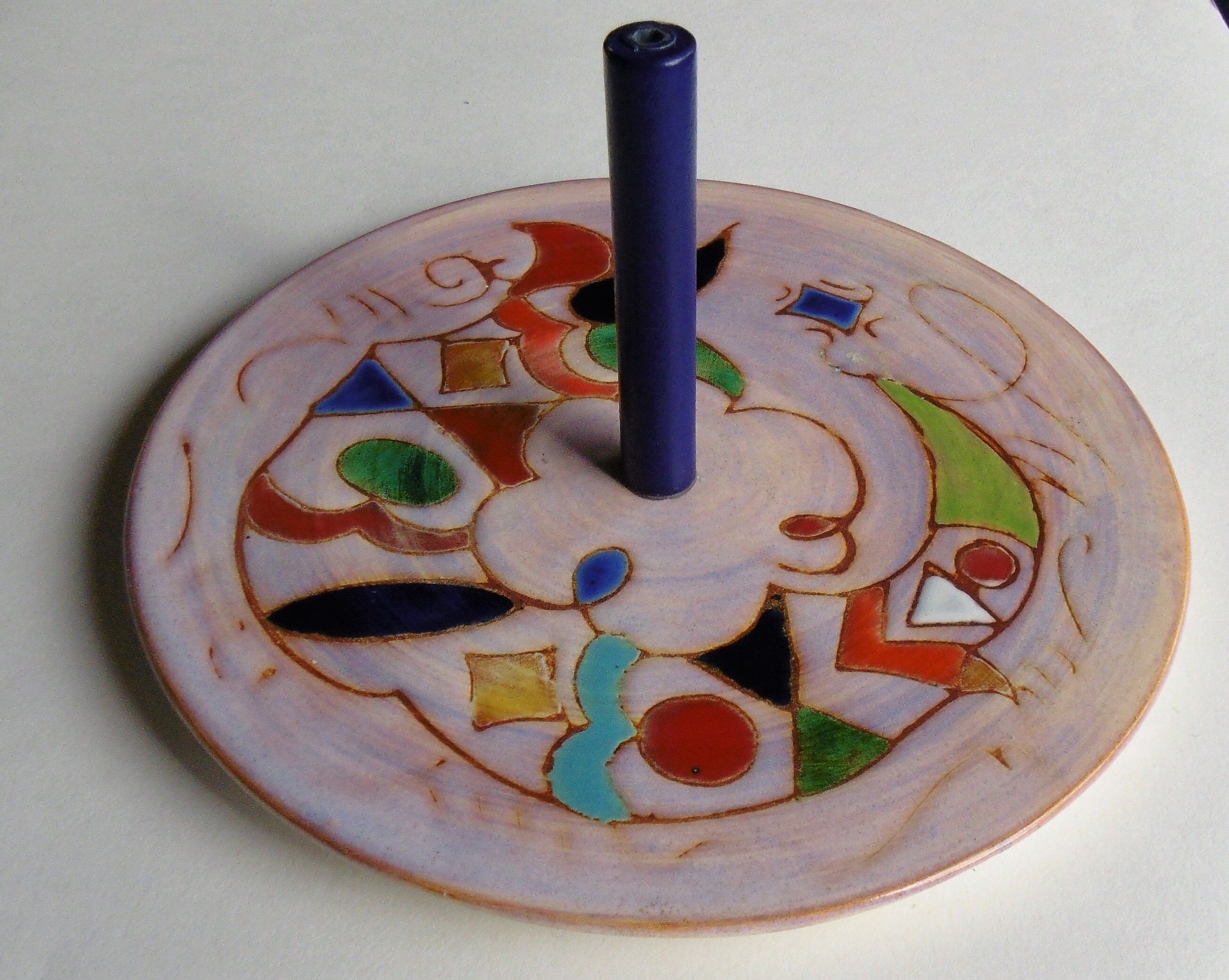 Vallauris ceramic cheese platter by Marie Christine Treinen