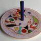 Vallauris ceramic cheese platter by Marie Christine Treinen