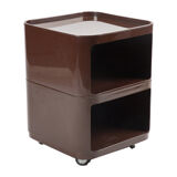 Brown Componibilli by Anna Castelli Ferrieri for Kartell