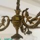 Bronze chandelier 4 tulips