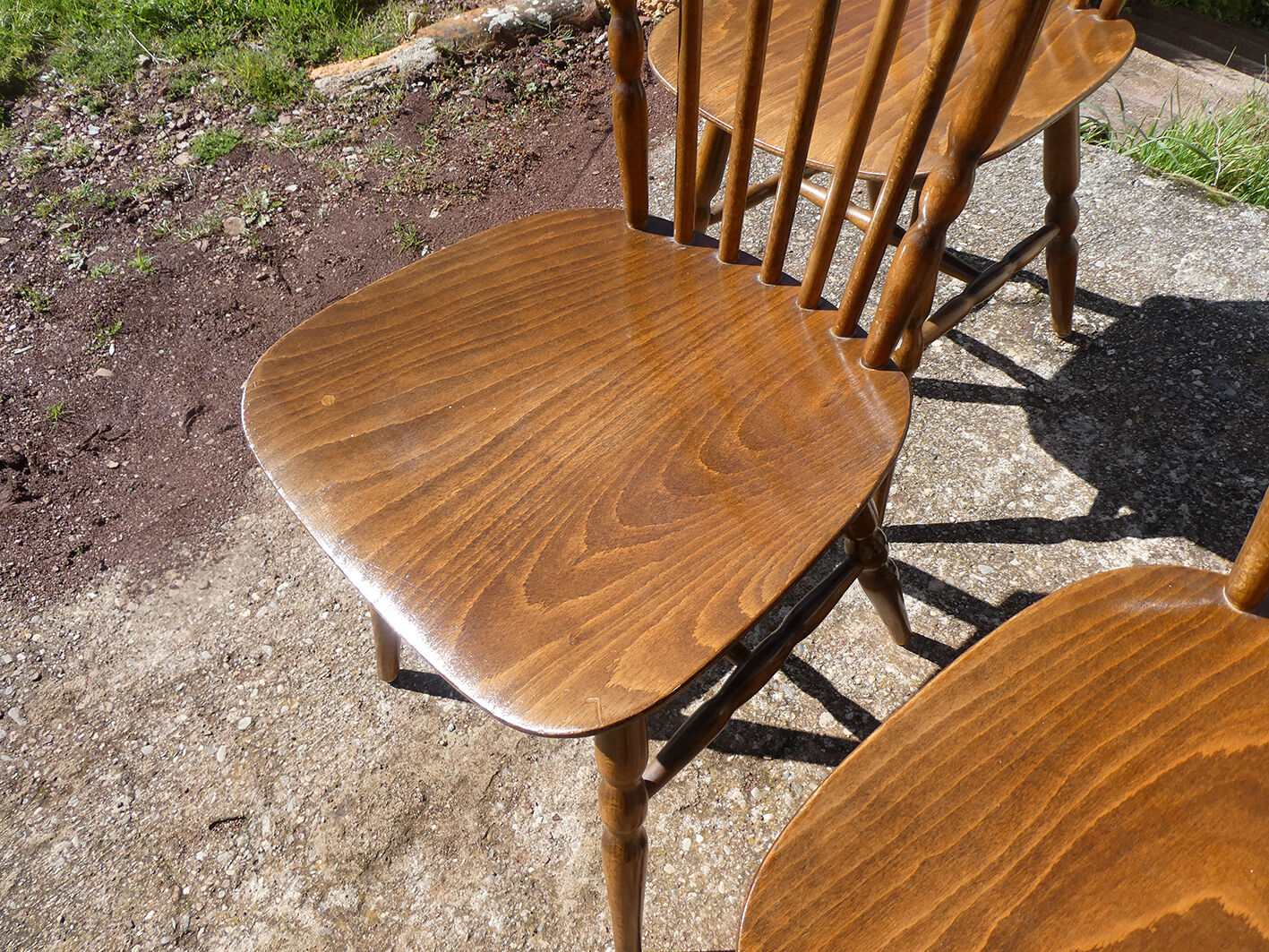 Suite de 4 chaises bistrot Baumann modèle Western