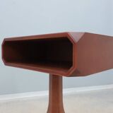Luigi Massoni revolving side table / console Italy 1960s