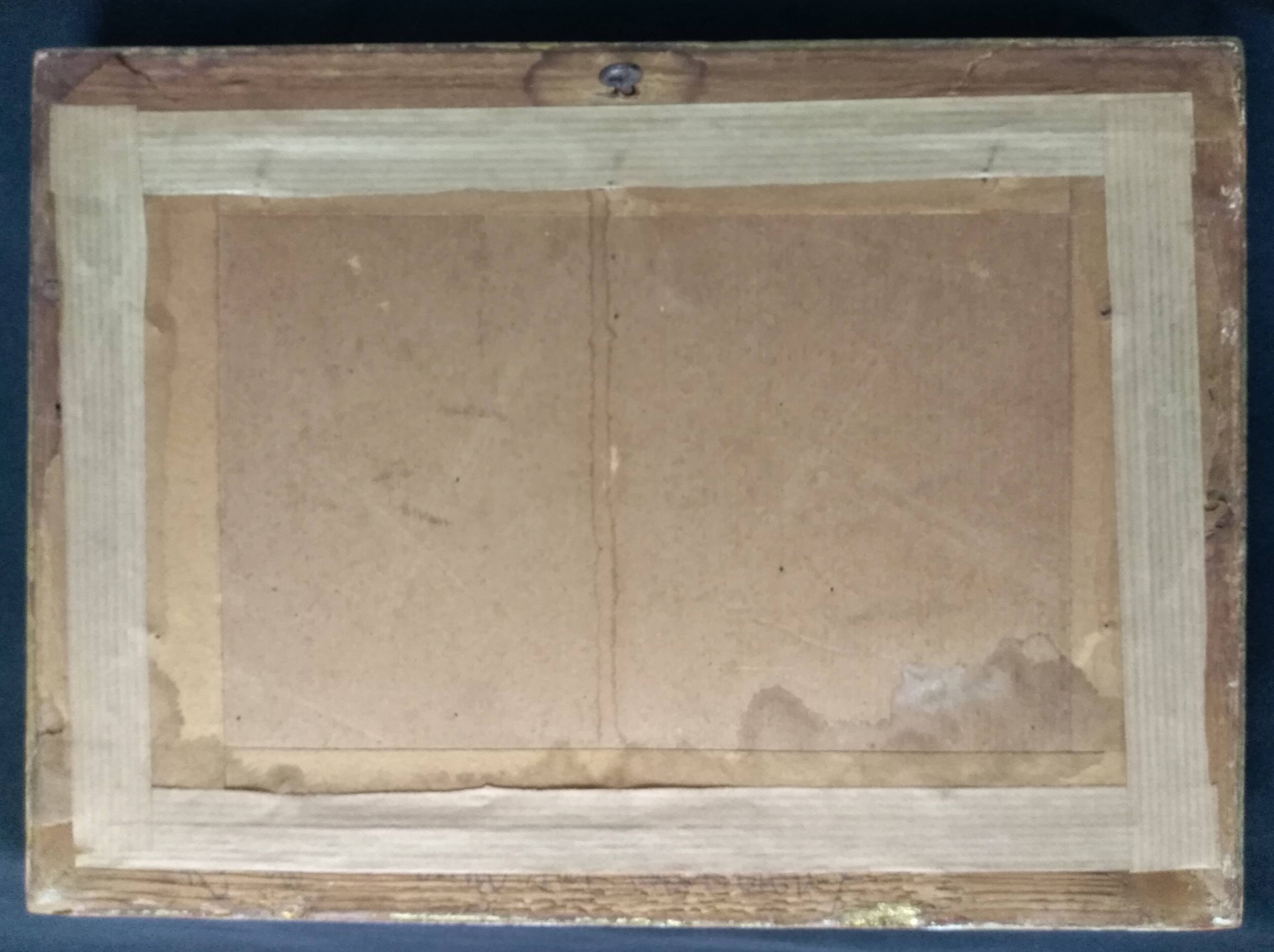 Painting, study of horses. Victor L'Homme