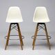 Ensemble de deux tabourets de bar Herman Miller Mid Century Modern Charles Eames "PSW".
