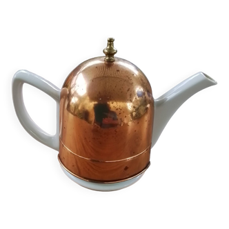 Theiere avec couvercle isolant vintage