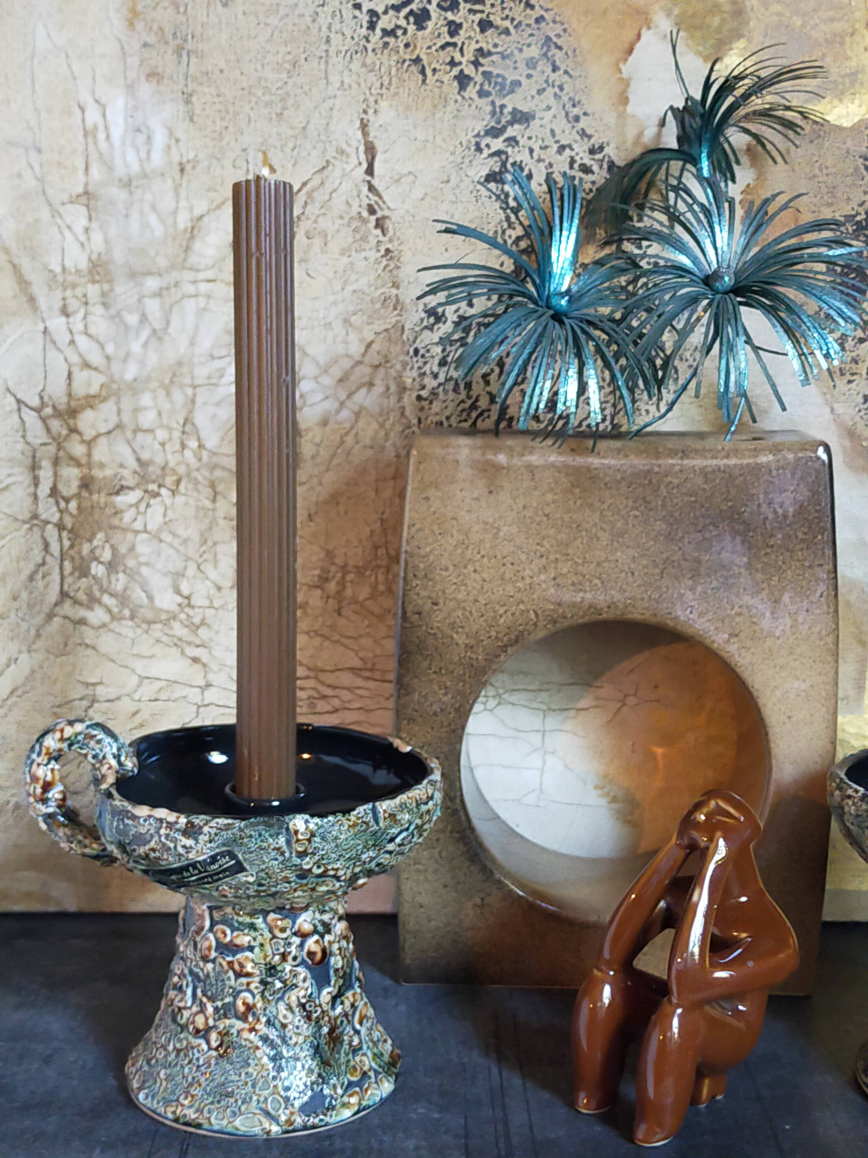 Vintage ceramic vase cera sapa, cayla france