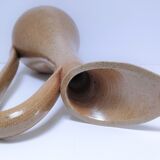 Pitcher sandstone pyrite ochre tone 70s height 40.5 cm