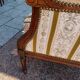 Sofa sofa old style louis xvi 2 places with cushion