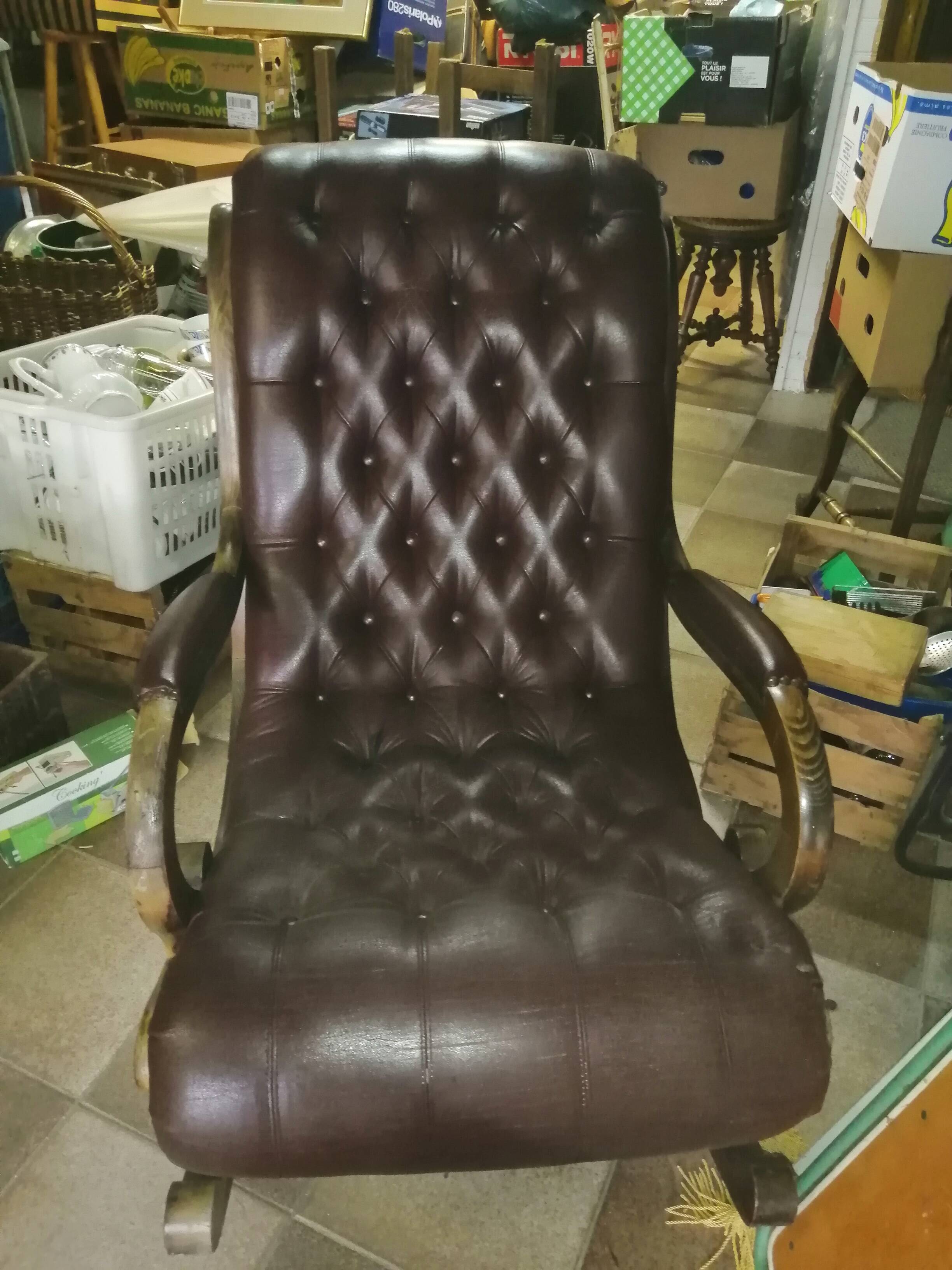 Chesterfield rocking chair