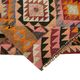 Turkish Handwoven Vintage Herki Kilim 103 cm x 316 cm