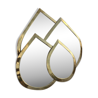 Set of 4 brass mirrors – Moroccan craftsmanship – handmade