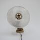 Pair of brass and glass wall sconces