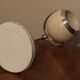 Lampe de bureau eyeball blanche 60's