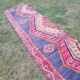Vintage Turkish hallway rug 83x337 cm