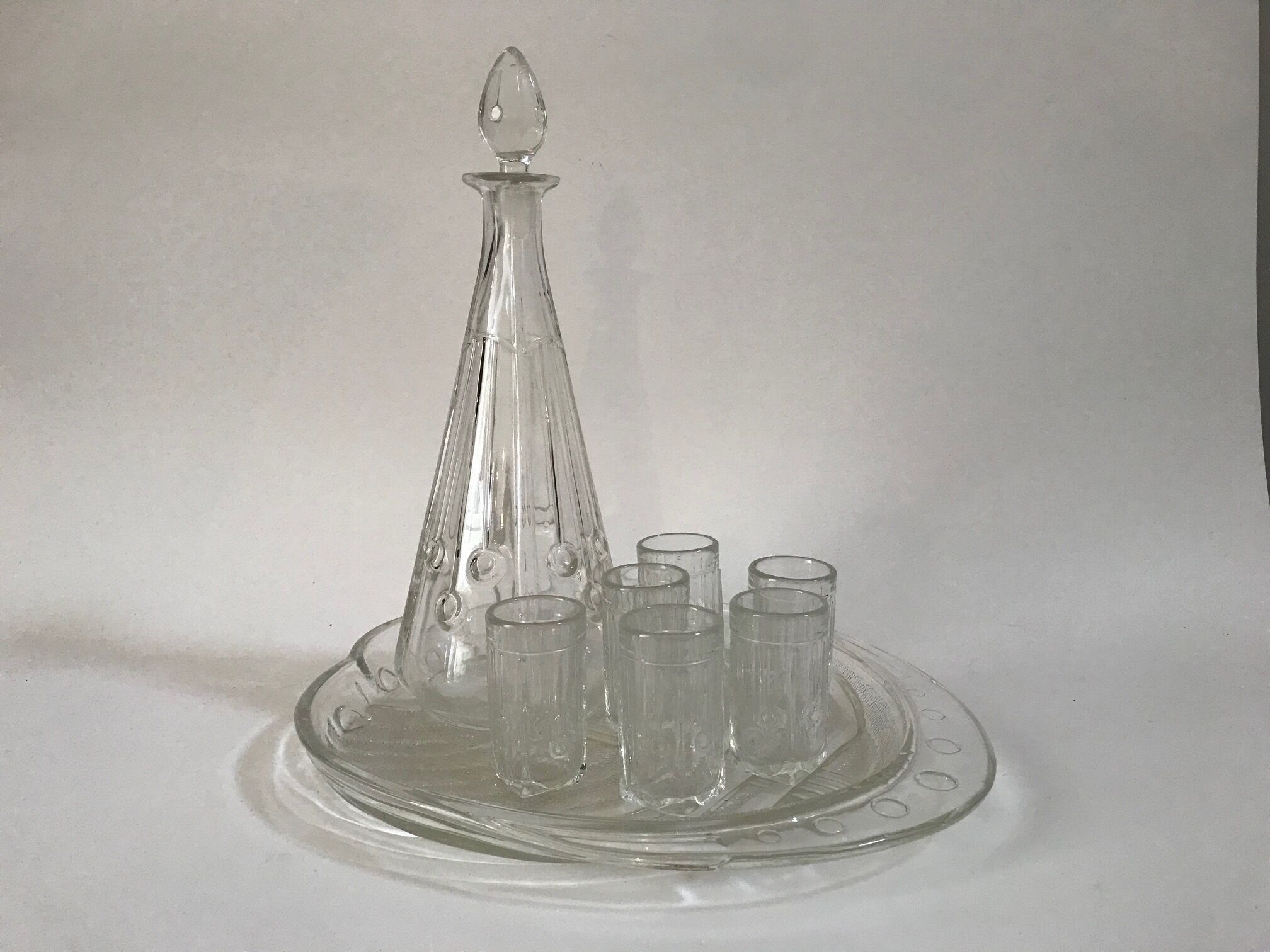 Art Nouveau liqueur service