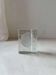 Solifleur block vase Heiner Düsterhaus Walther Glass 1970s