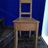 Paire de chaises en pin