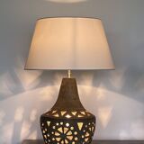 Sandstone lamp signed agnes escala