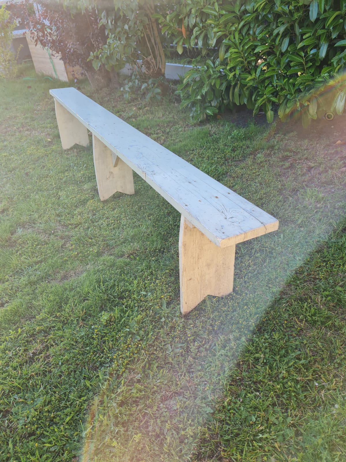 Old farm bench