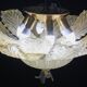 Abu Dhabi, Murano Glass Gold Flush Mount, 1970s