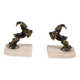 Pair of antelope bookends