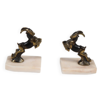 Pair of bookends - 2x1 Antelopes